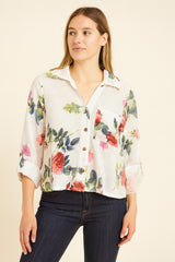 Bottega Morgan Floral Print Shirt