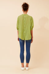 Caroline Morgan Button Back Shirt