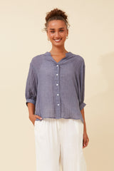 Caroline Morgan Button Back Shirt