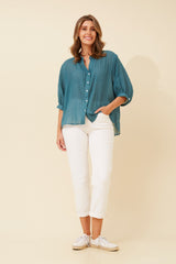 Caroline Morgan Button Back Shirt