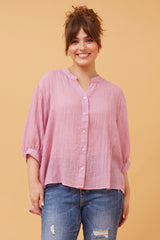 Caroline Morgan Button Back Shirt