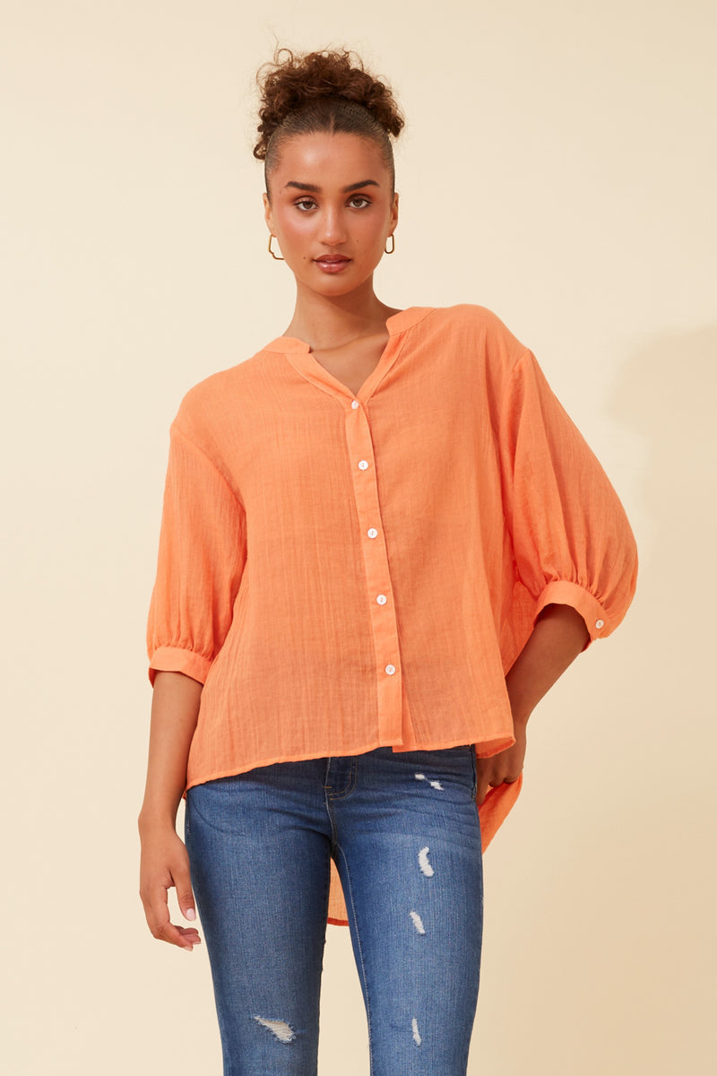 Caroline Morgan Button Back Shirt