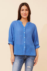 Caroline Morgan Button Back Shirt