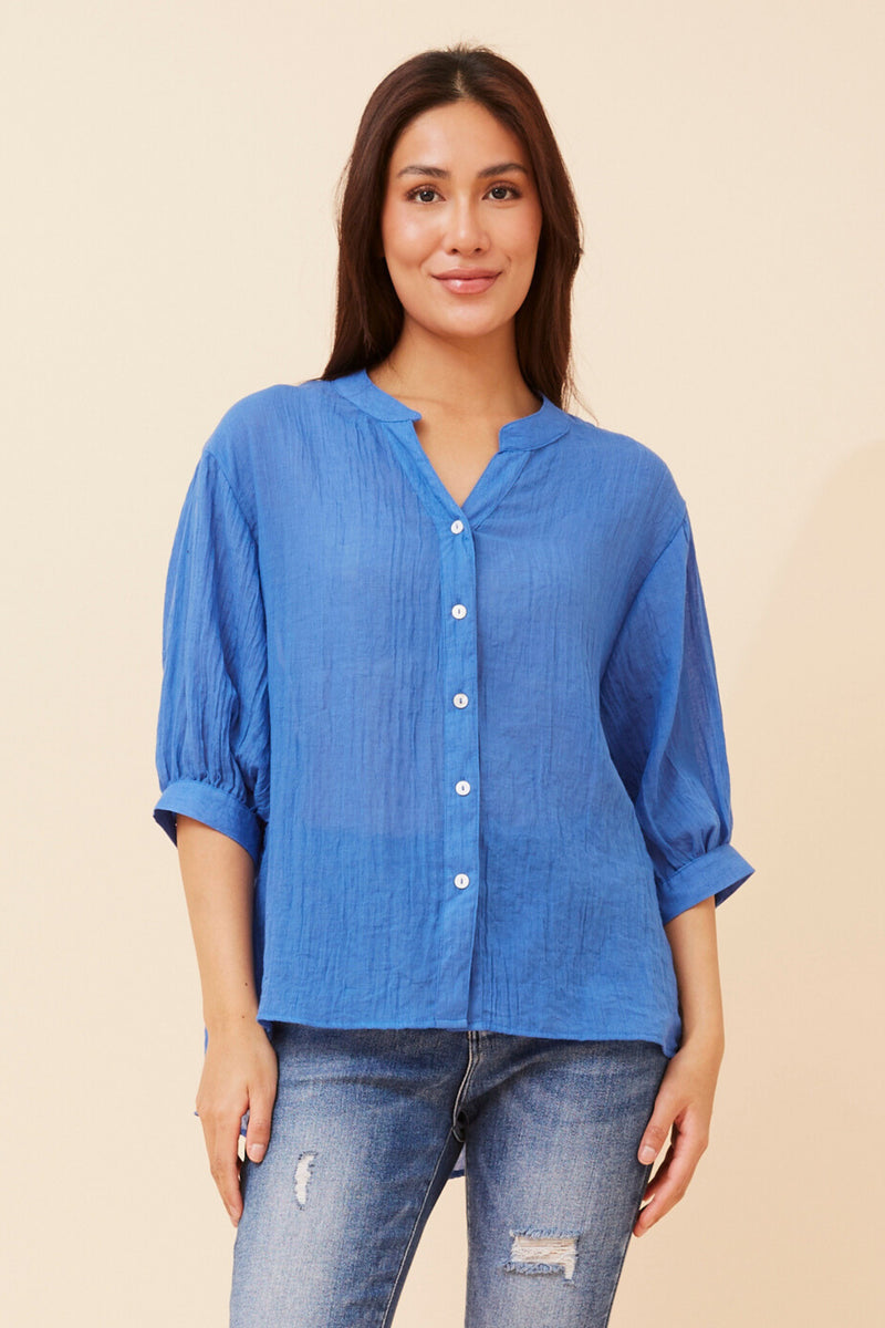 Caroline Morgan Button Back Shirt