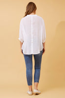 Caroline Morgan Button Back Shirt