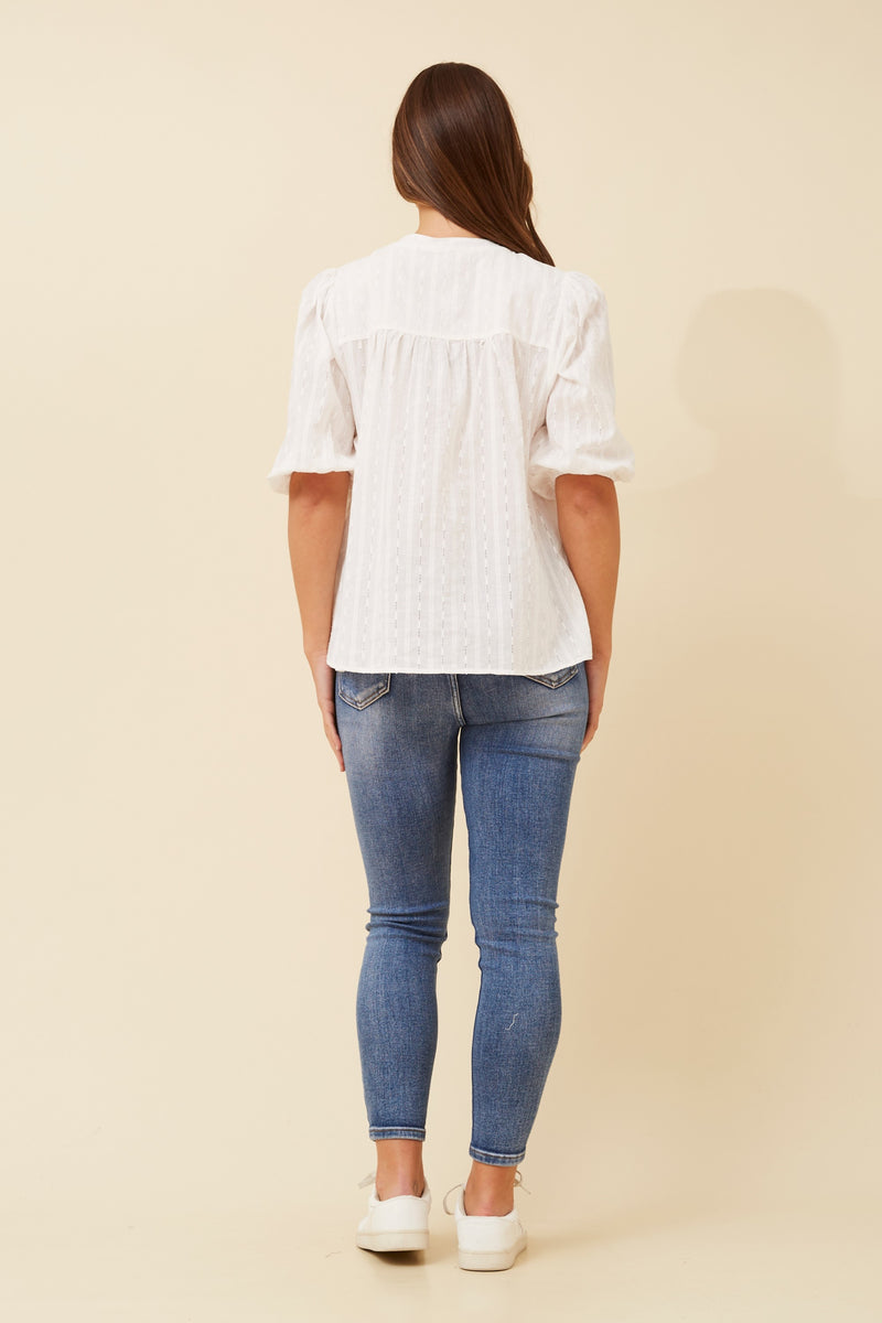 Caroline Morgan Embroidered Top