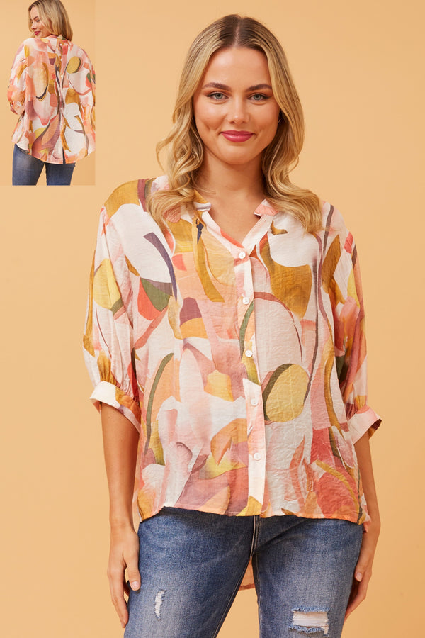 Caroline Morgan Printed Shirt