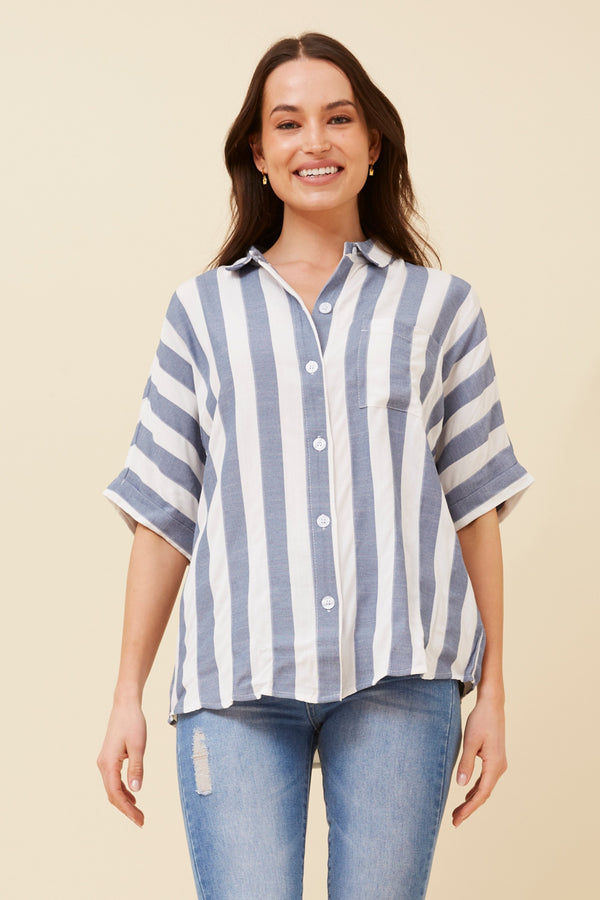 Caroline Morgan Stripe Shirt