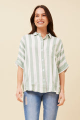 Caroline Morgan Stripe Shirt