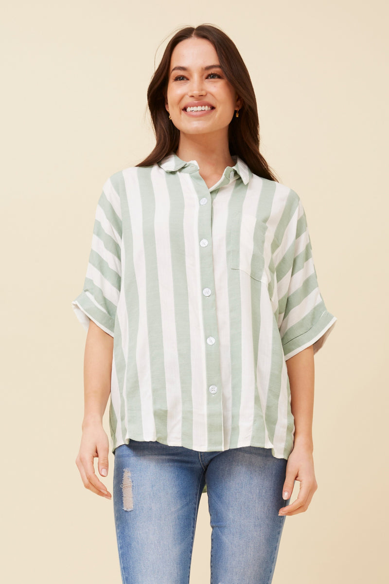 Caroline Morgan Stripe Shirt