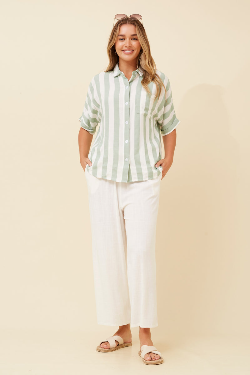 Caroline Morgan Stripe Shirt