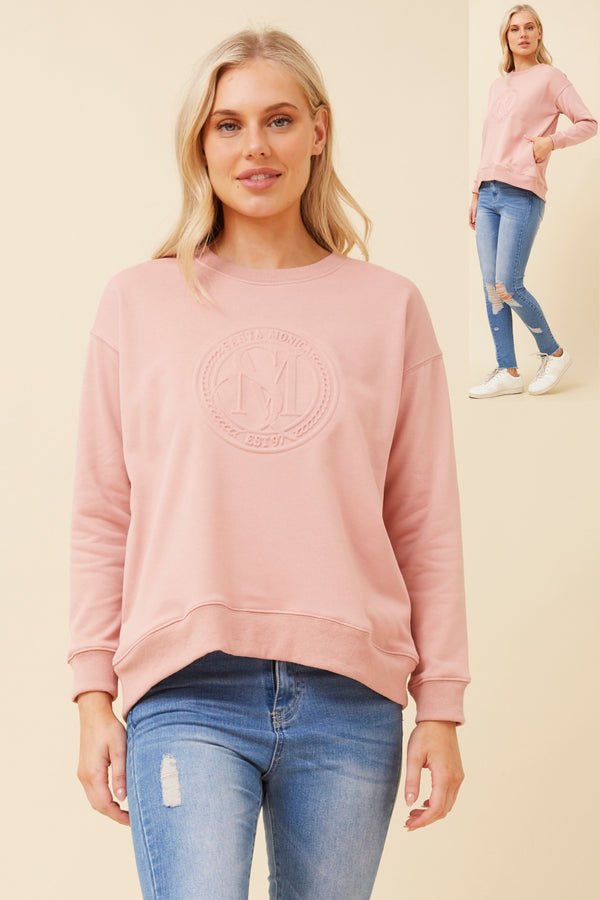 Caroline Morgan "Santa Monica" Embossed Top