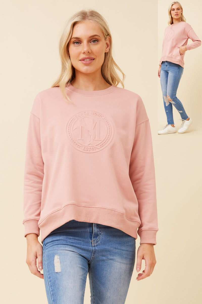 Caroline Morgan "Santa Monica" Embossed Top
