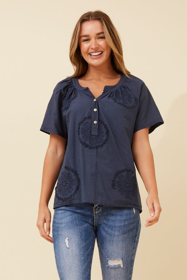Bottega Embroidered Top