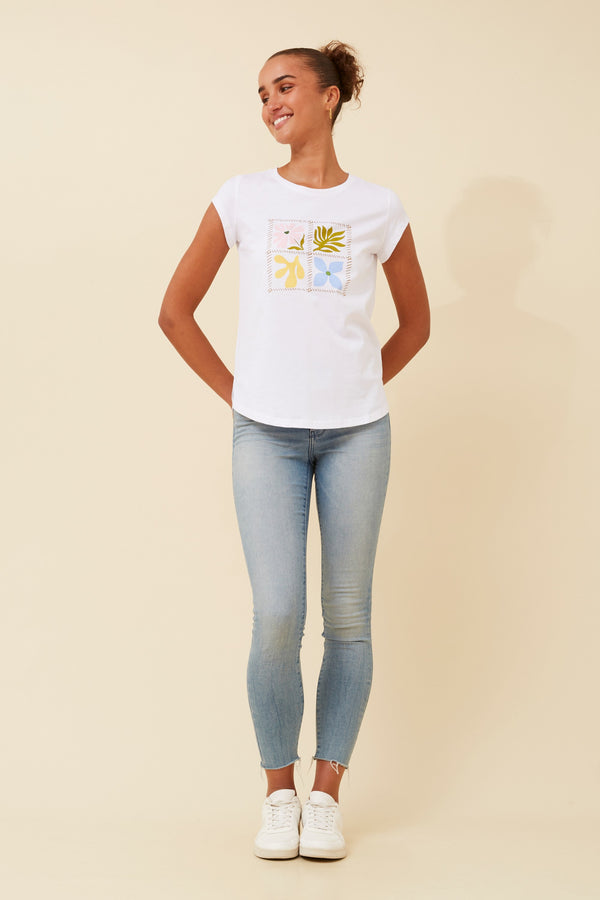 Caroline Morgan Printed Top