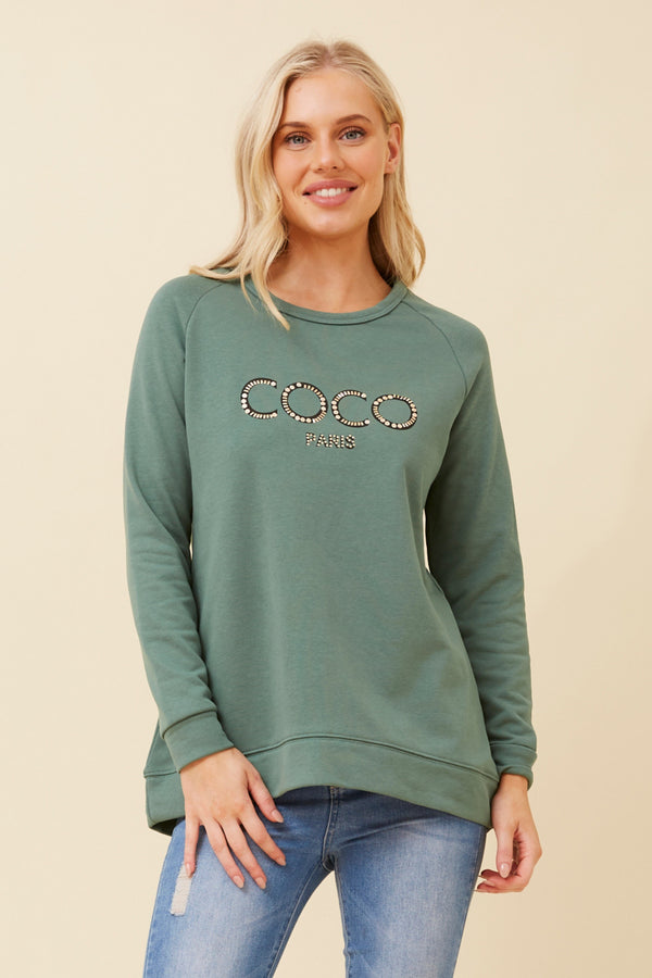 Caroline Morgan "COCO" Graphic Jumper