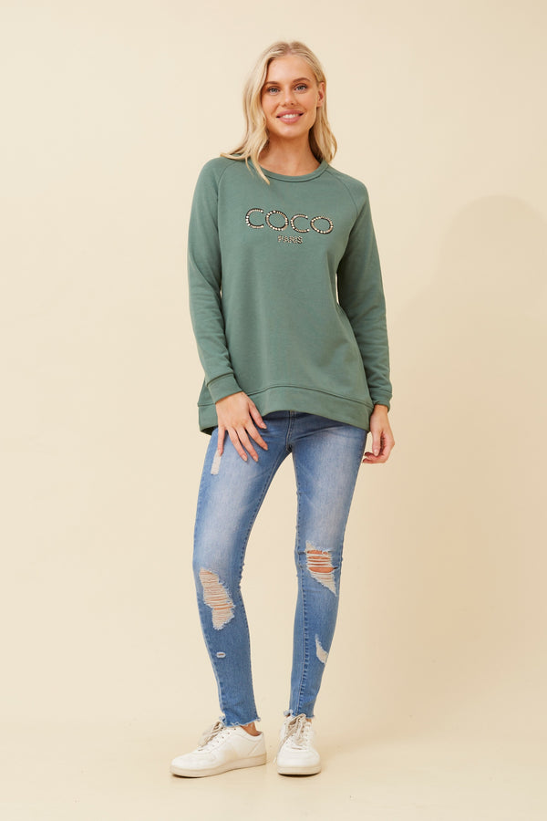 Caroline Morgan "COCO" Graphic Jumper