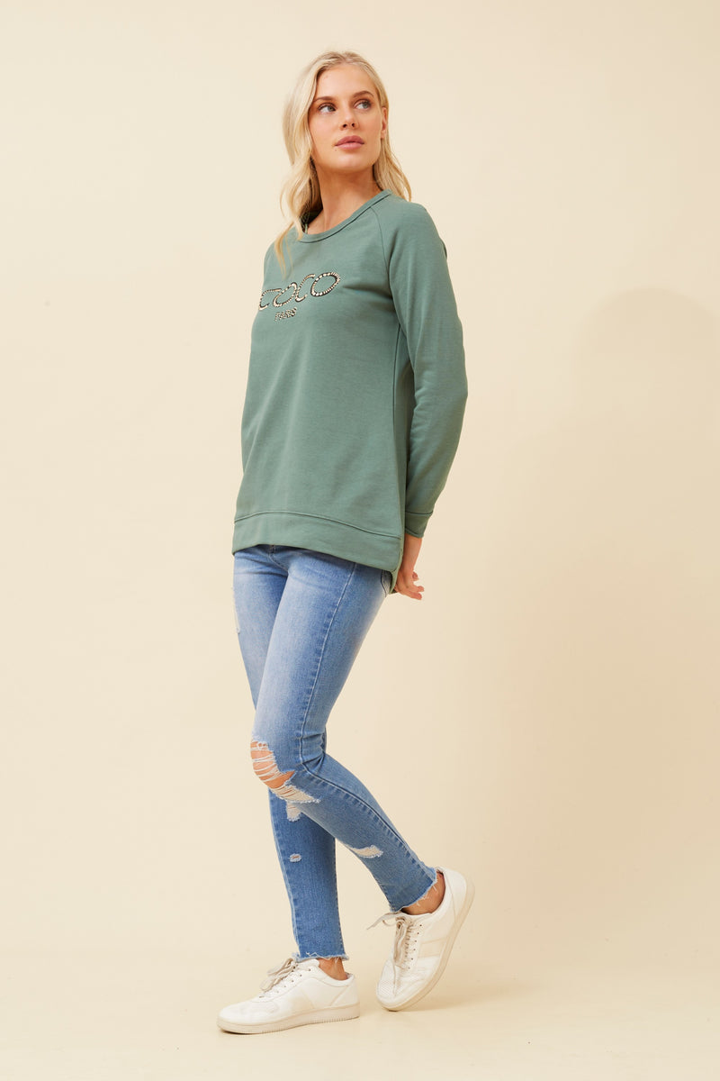 Caroline Morgan "COCO" Graphic Jumper
