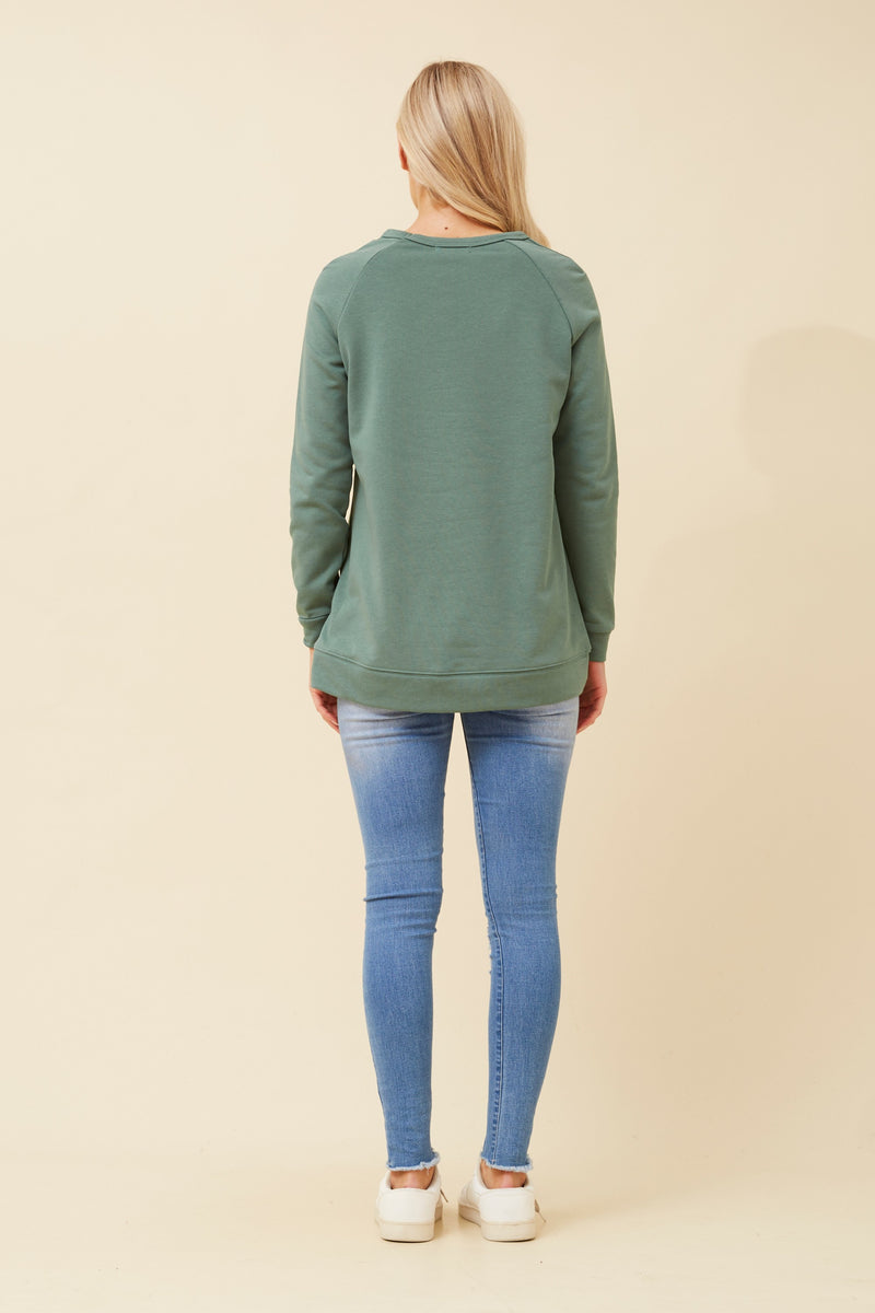 Caroline Morgan "COCO" Graphic Jumper