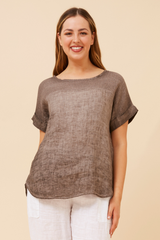 Bottega Linen Top