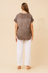 Bottega Linen Top