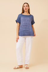 Bottega Linen Top