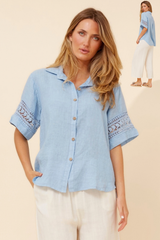 Bottega Lace Trim Shirt