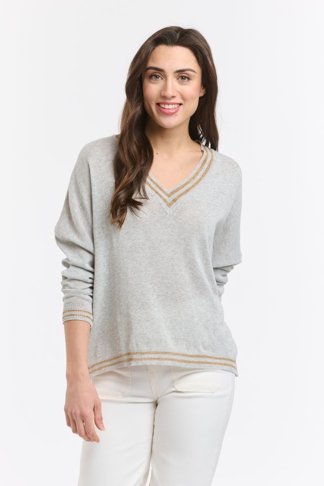 Italian Star Lurex College Knit