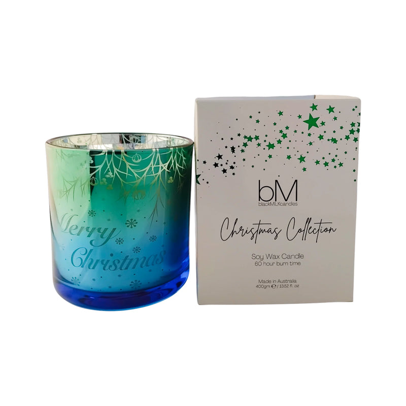 Merry Christmas Blue/Green - Island Christmas