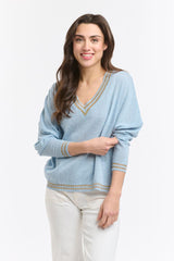 Italian Star Lurex College Knit
