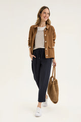 Yarra Trail Border Stripe Knit