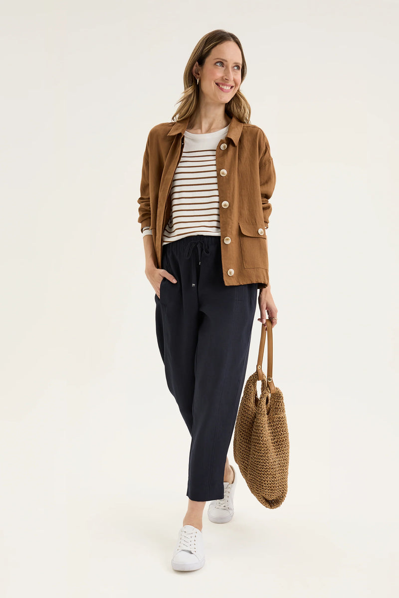 Yarra Trail Border Stripe Knit