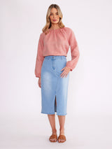 Yarra Trail Jean Skirt