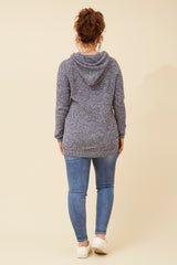 Caroline Morgan Hooded Cable Knit Jumper