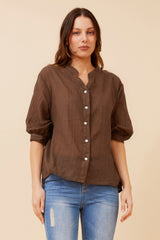 Caroline Morgan Button Back Shirt