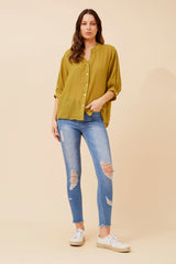 Caroline Morgan Button Back Shirt