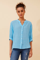 Caroline Morgan Button Back Shirt