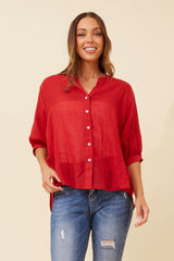 Caroline Morgan Button Back Shirt
