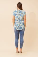 Caroline Morgan Double Layered Button Top