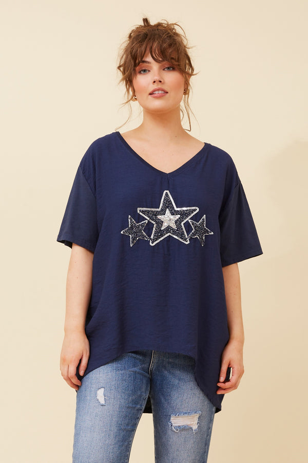 Bottega Star Print Top