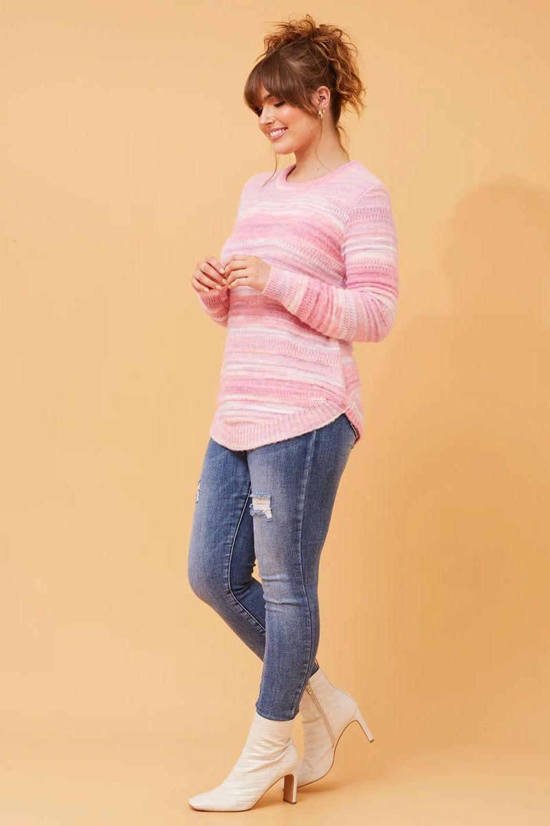 Caroline Morgan Space Dye Knit Jumper