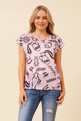 Caroline Morgan Printed T'Shirt