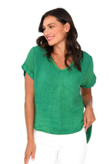 Love From Italy Short Sleeve Calypso Top