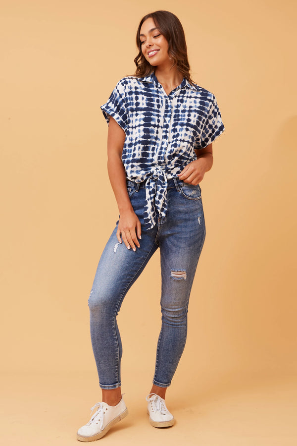 Bottega Printed Check Shirt