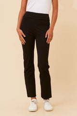 Caroline Morgan Pull Up Straight Leg Pant