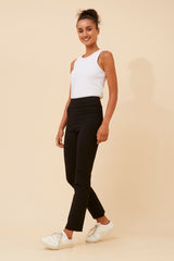 Caroline Morgan Pull Up Straight Leg Pant