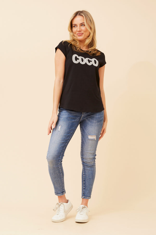 Caroline Morgan Coco Embellished T'Shirt