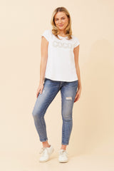 Caroline Morgan Coco Embellished T'Shirt