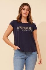 Caroline Morgan Vogue Paris T'Shirt