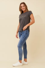 Caroline Morgan Embellished CoCo Tee